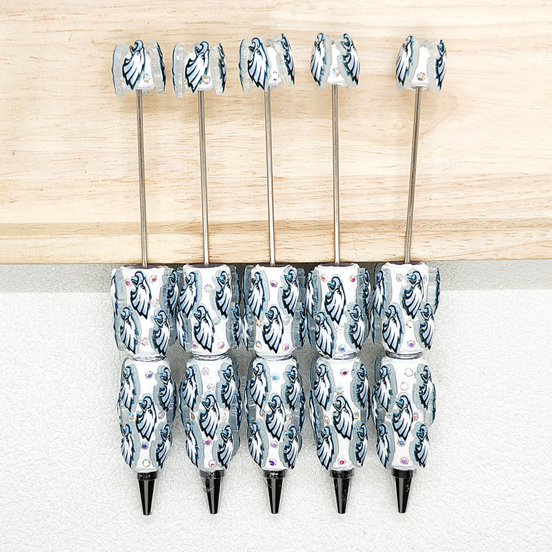 Fancy Football Team Beadable Pen DIY,Bar Blank