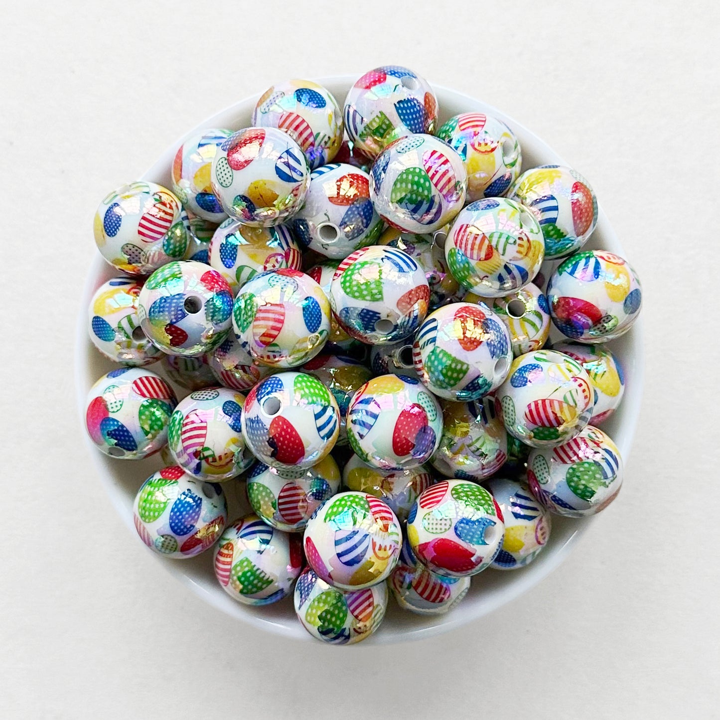 16mm Easter Eggs Gumball Acrylic Bead