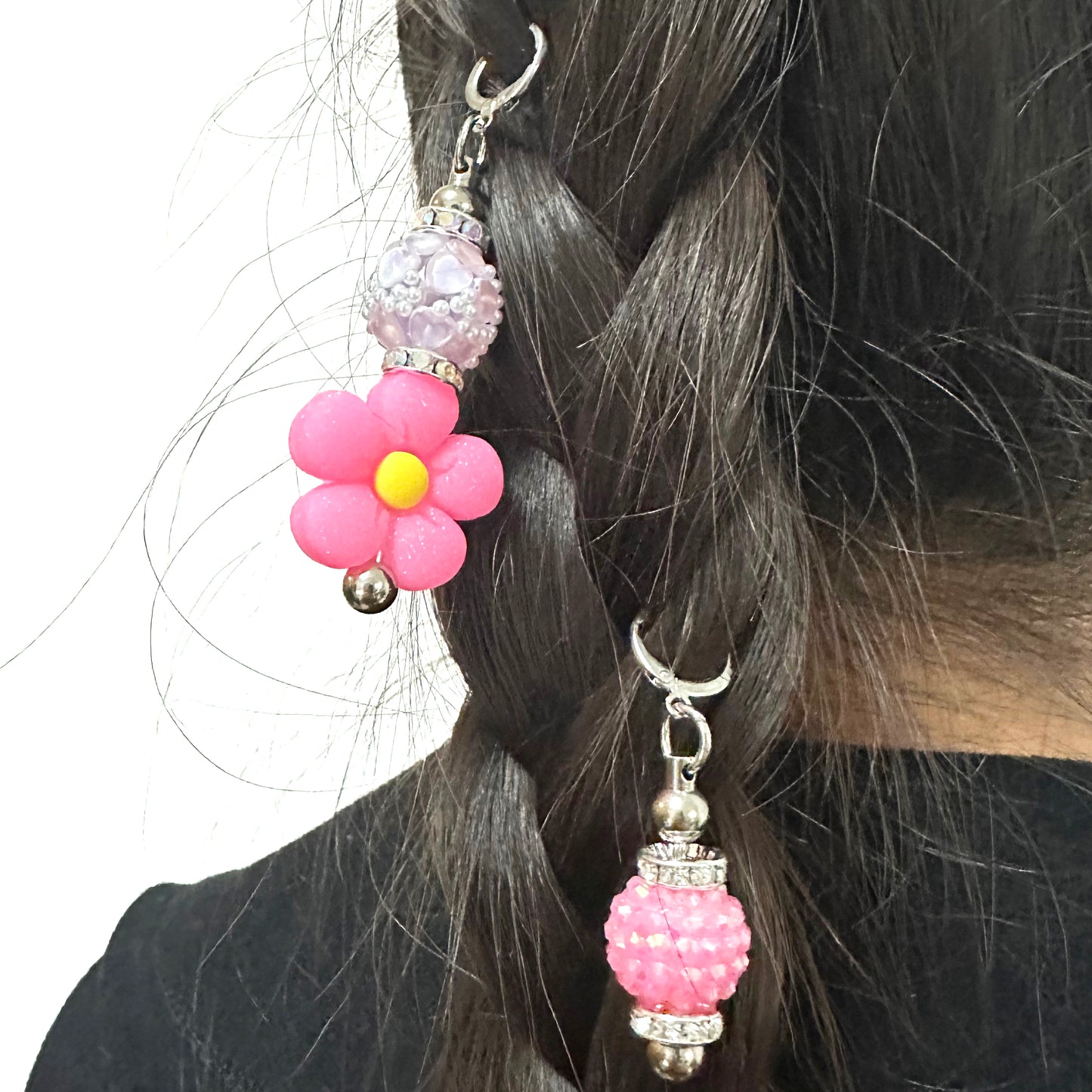 Beadable Braid Hair Rings,Beadable Blank,Braid Ring Hair Accessories