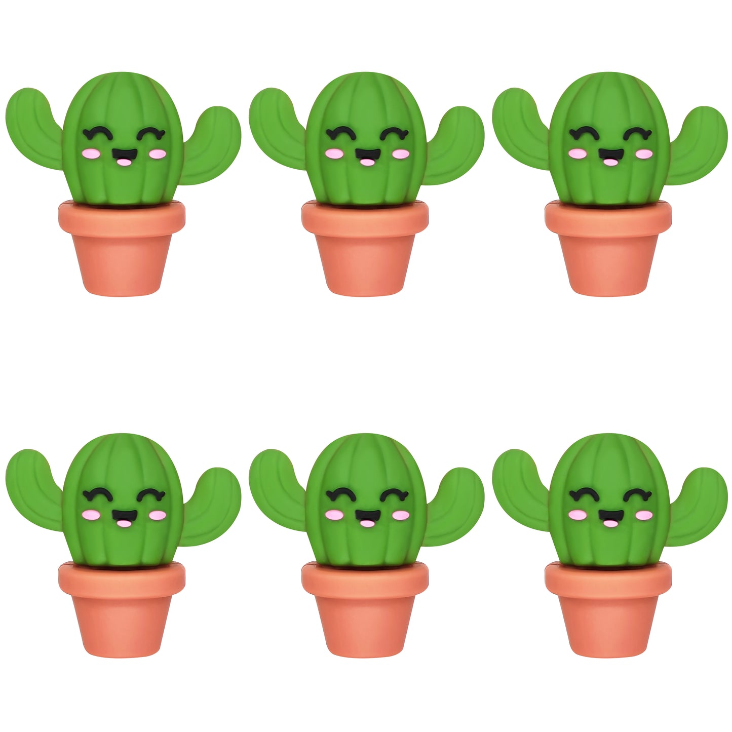 3D Potted Cactus Focal