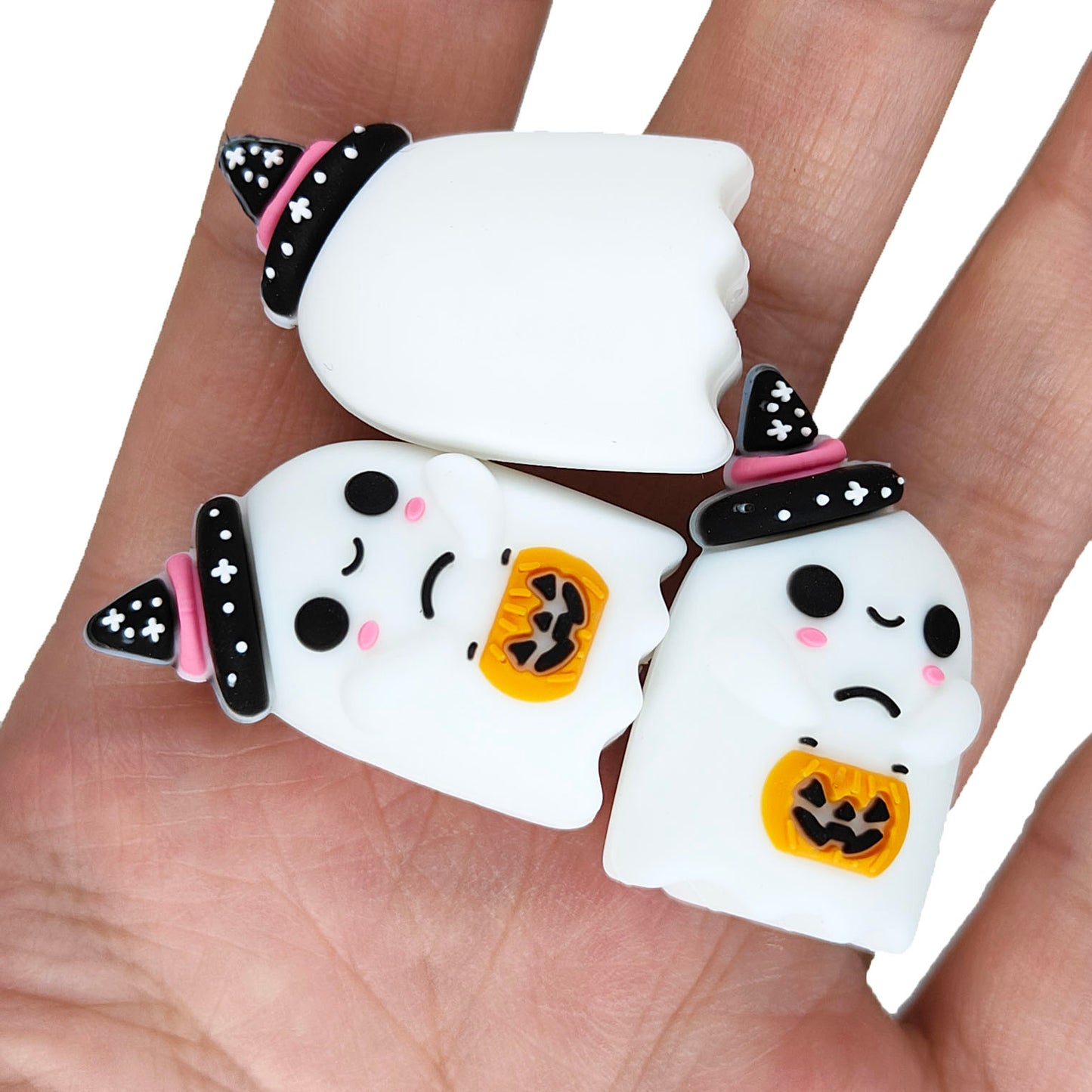 3D Halloween Ghost Witch Focal