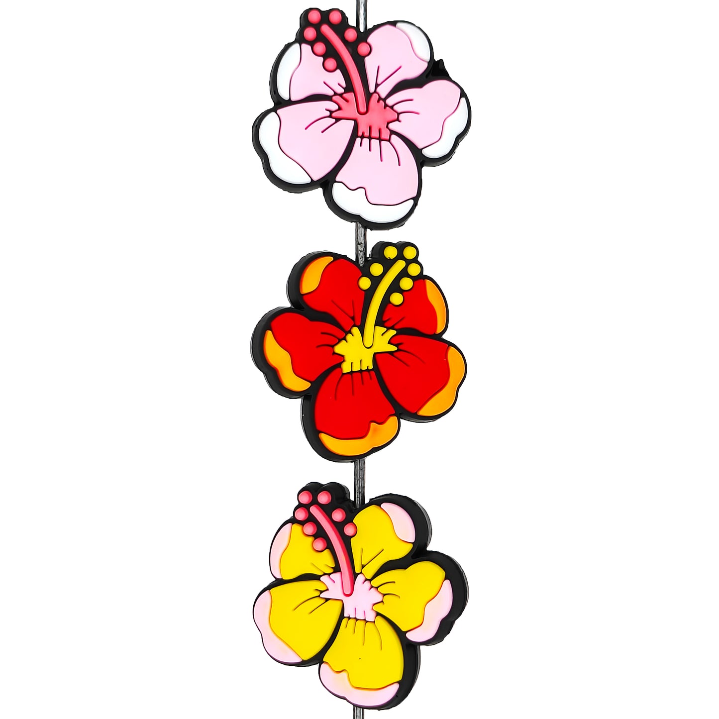 Hibiscus Assorted Color Focal