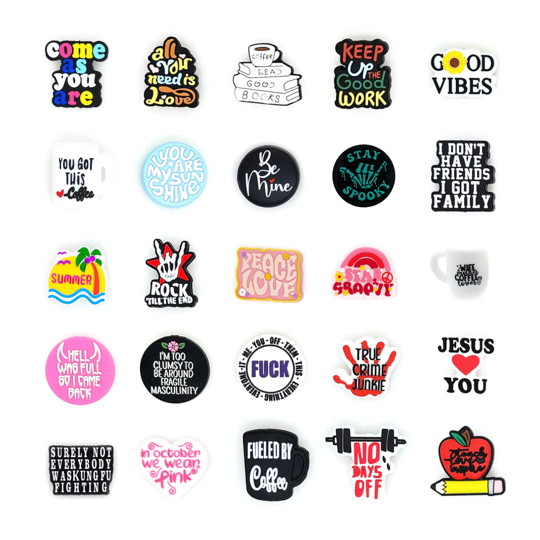 Funny Focal Beads -25Pcs