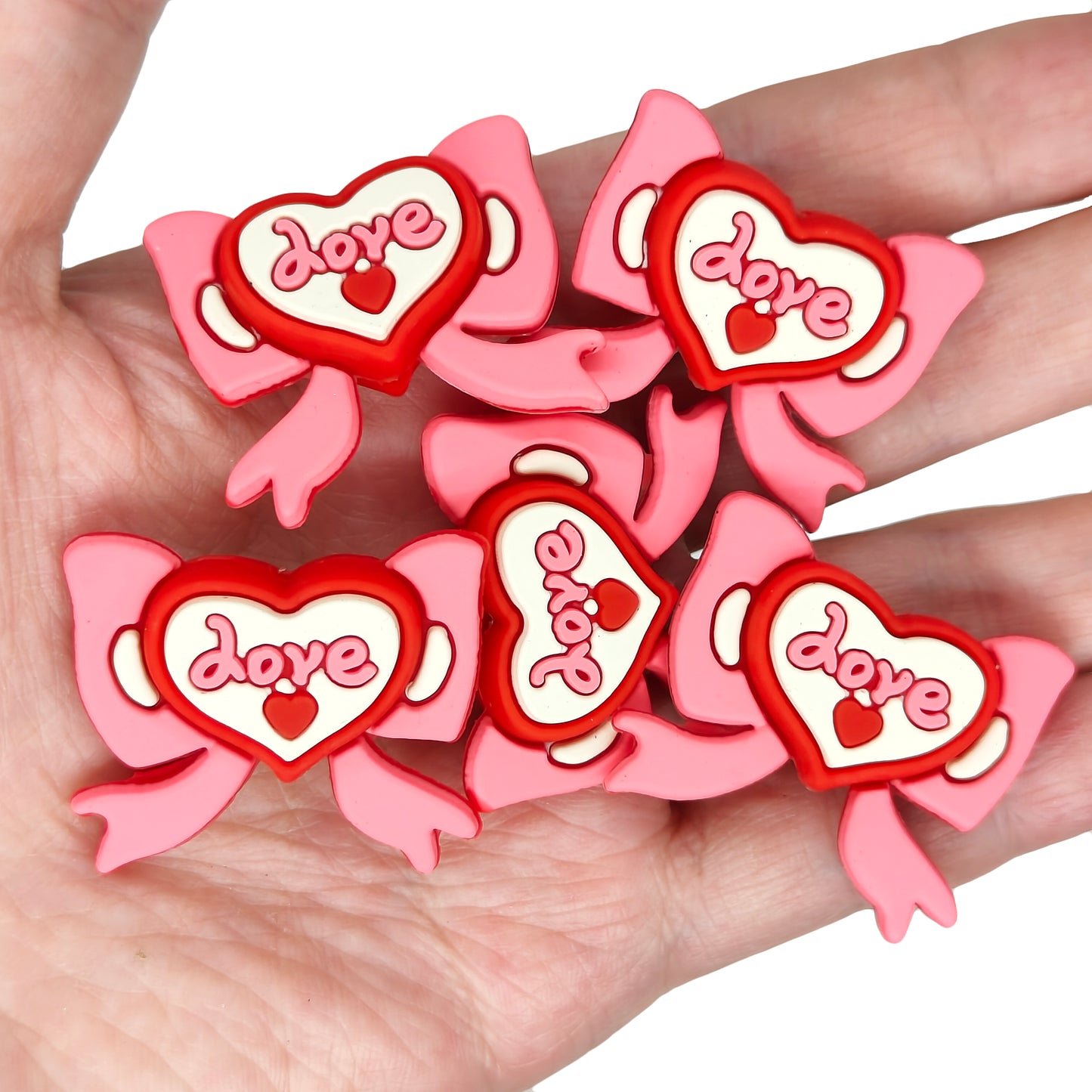 Love Heart Bow Focal