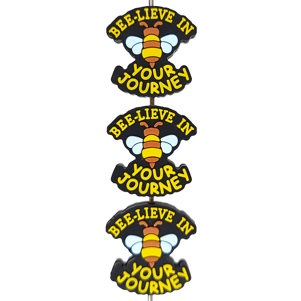 Glow In Dark Bee Lieve In Your Jorney Focal