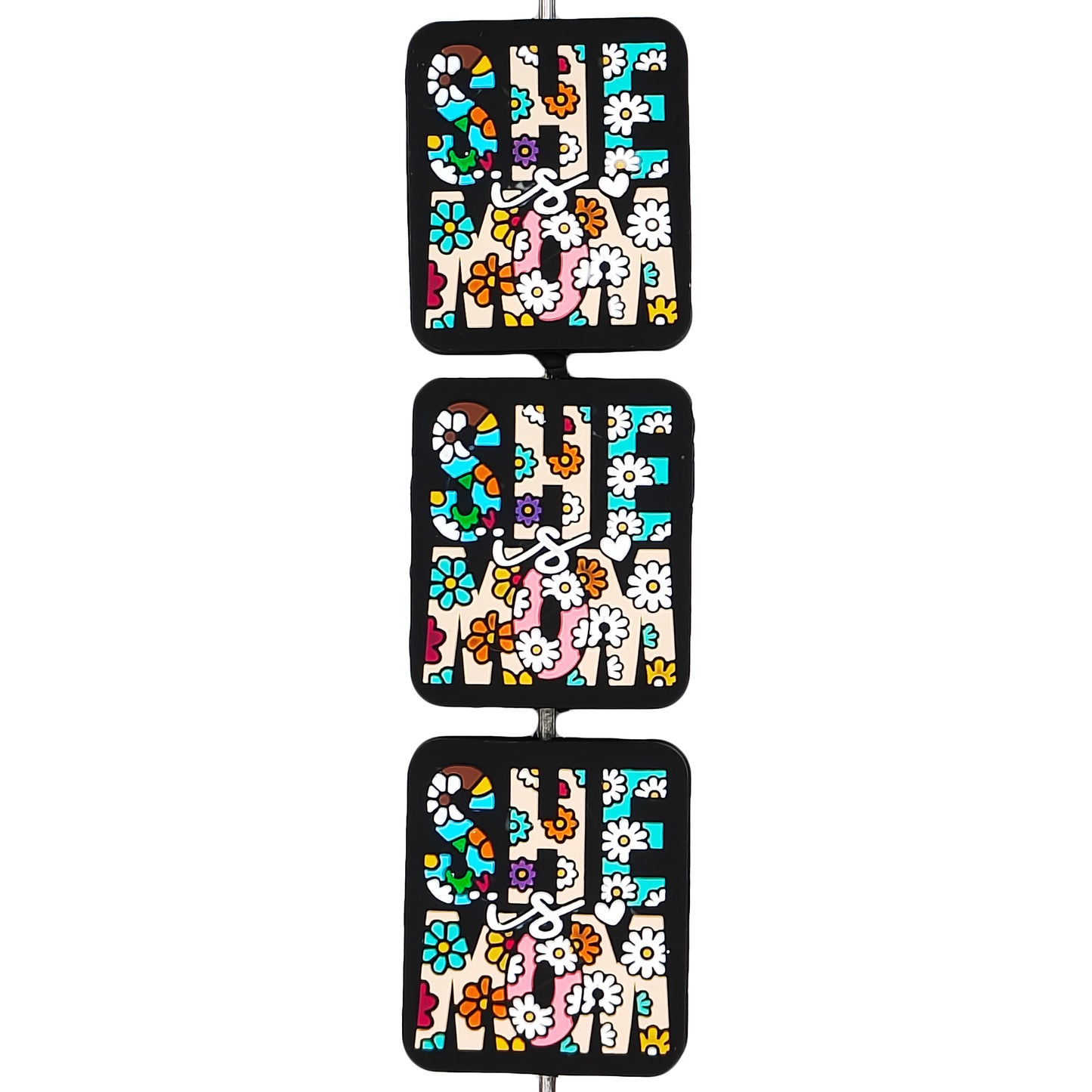 She Is Mom Floral Focal