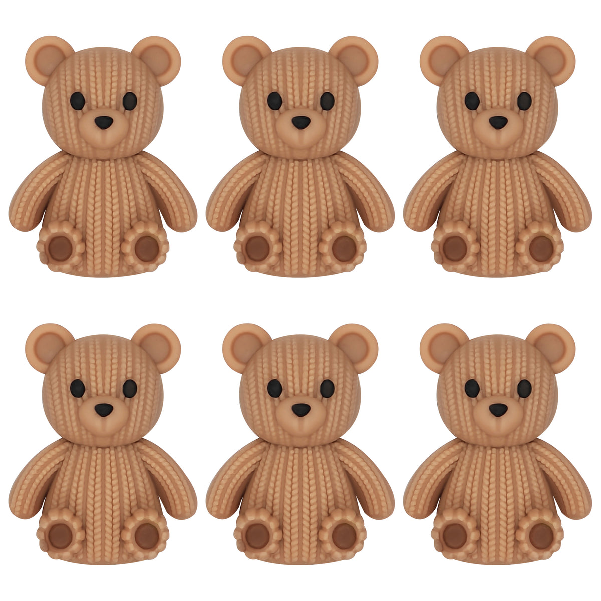 3D Knitted Bear Focal