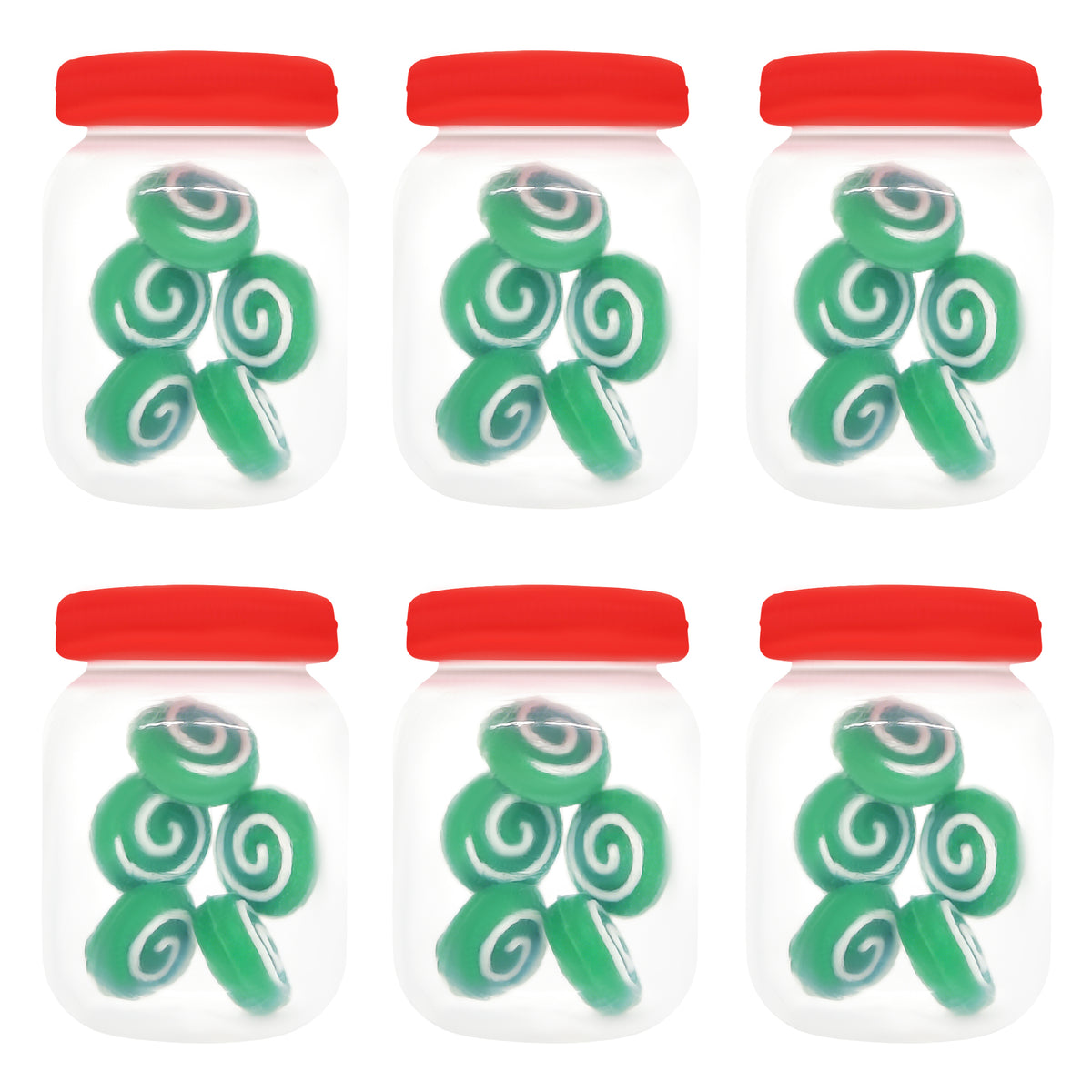 3D Swirl Candy Jar Focal