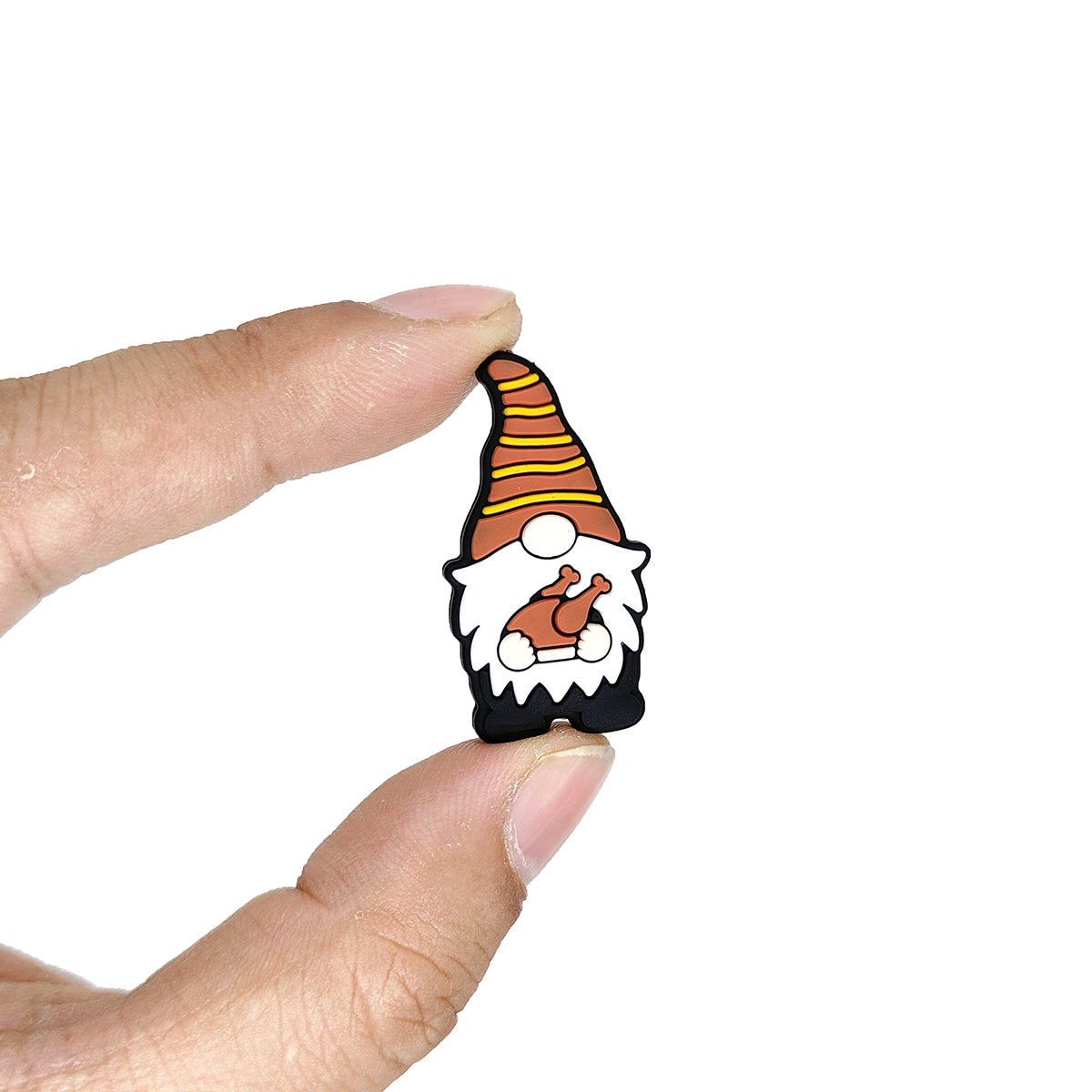 MrBite Thanksgiving Gnome With Turkey Focal