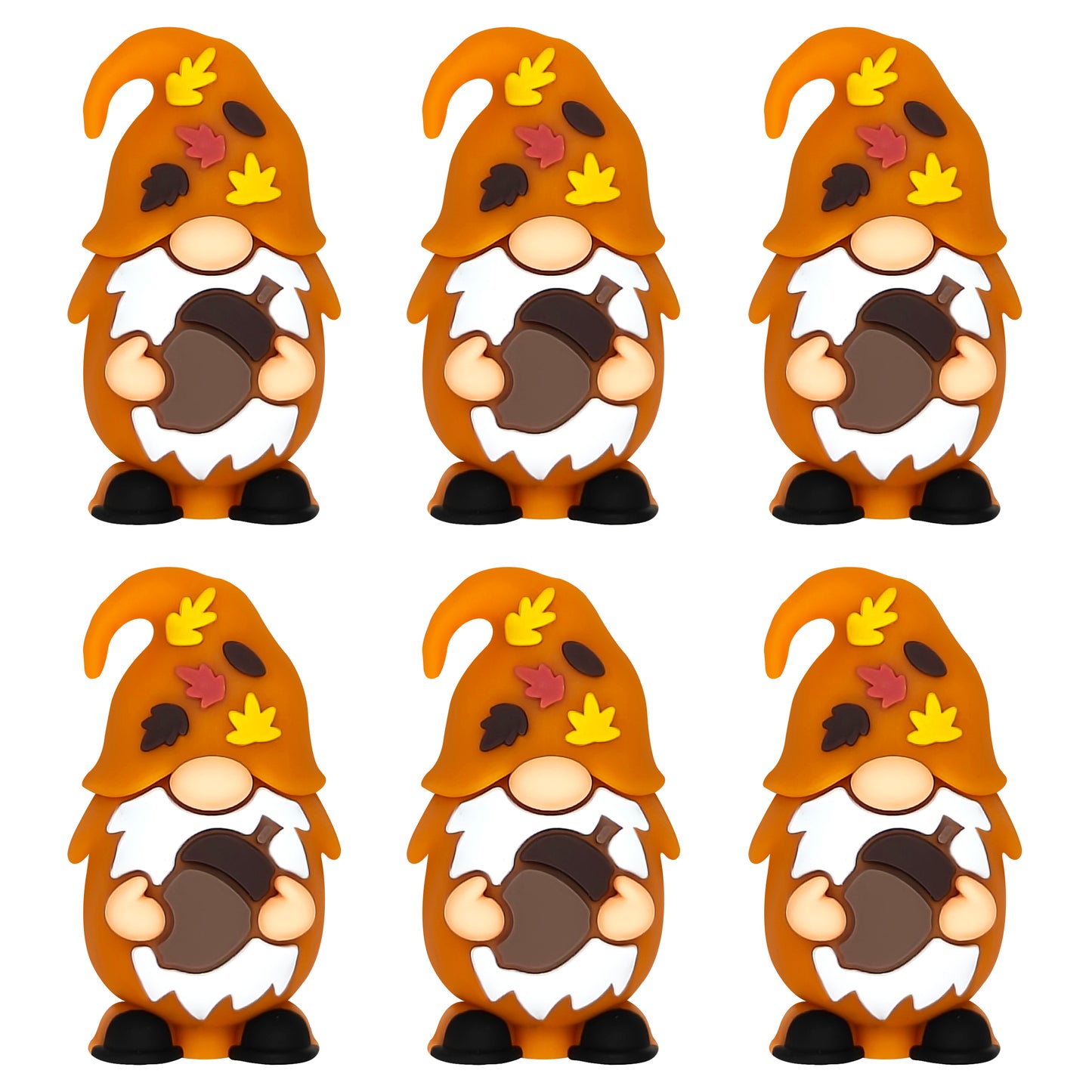 3D Acorn Autumn Gnome Focal