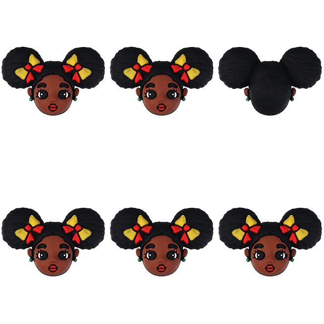 3D Afro Girl Juneteenth Focal