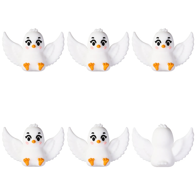 3D Bird White Dove Focal