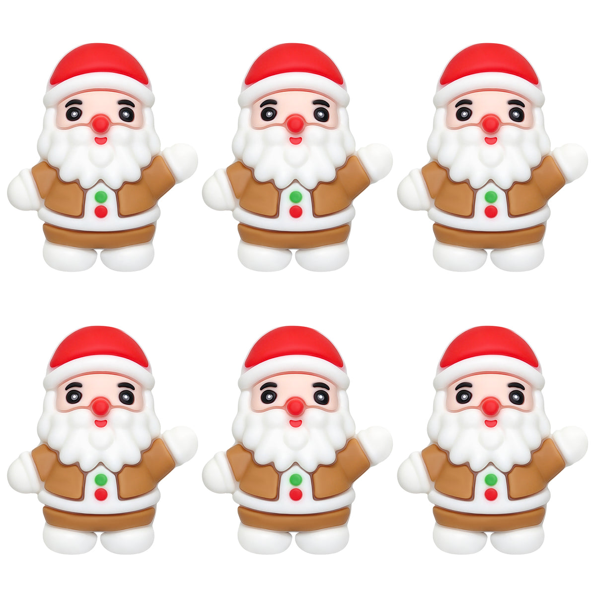 3D Christmas Santa Focal
