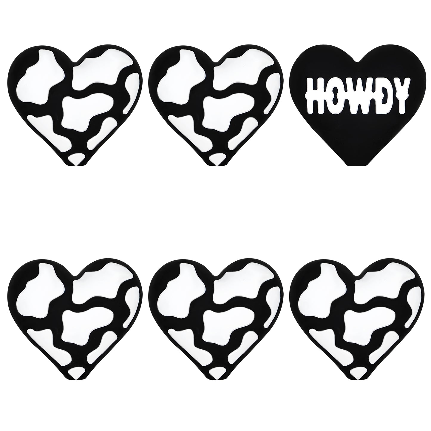3D Cow Heart Howdy Focal
