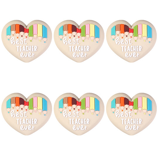 3D Heart Best Teacher Ever Focal