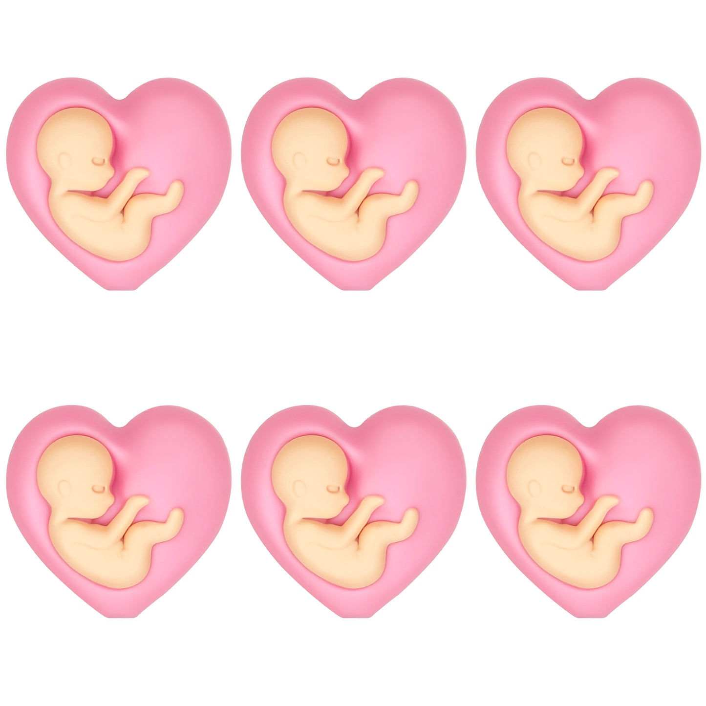 3D Mothers Day Heart Focal