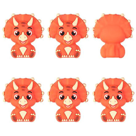 3D Orange Dinosaur Focal