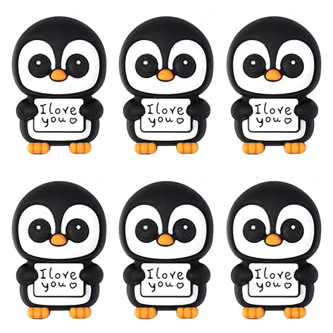3D Penguin I Love You Focal