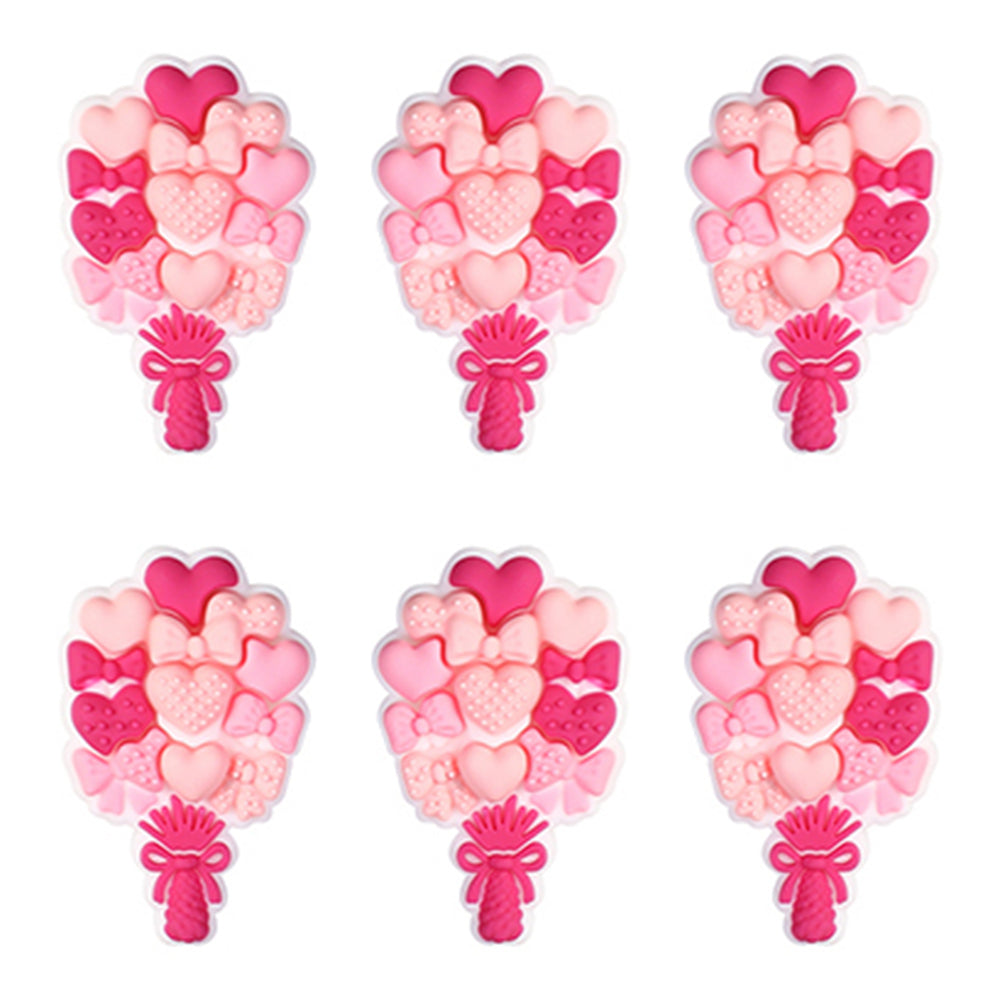 3D Pink Heart Bow Balloon Focal