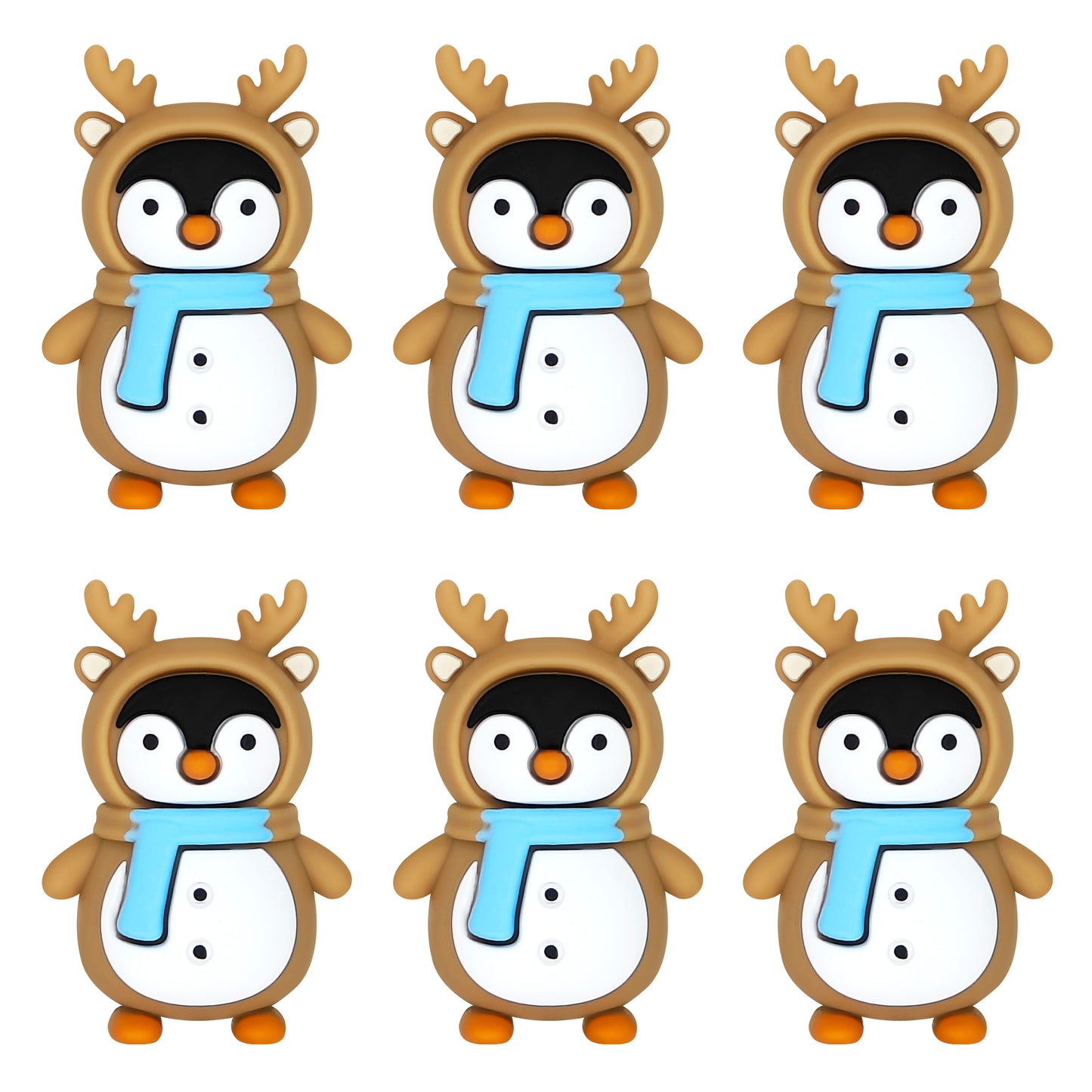 3D Reindeer Penguin Focal