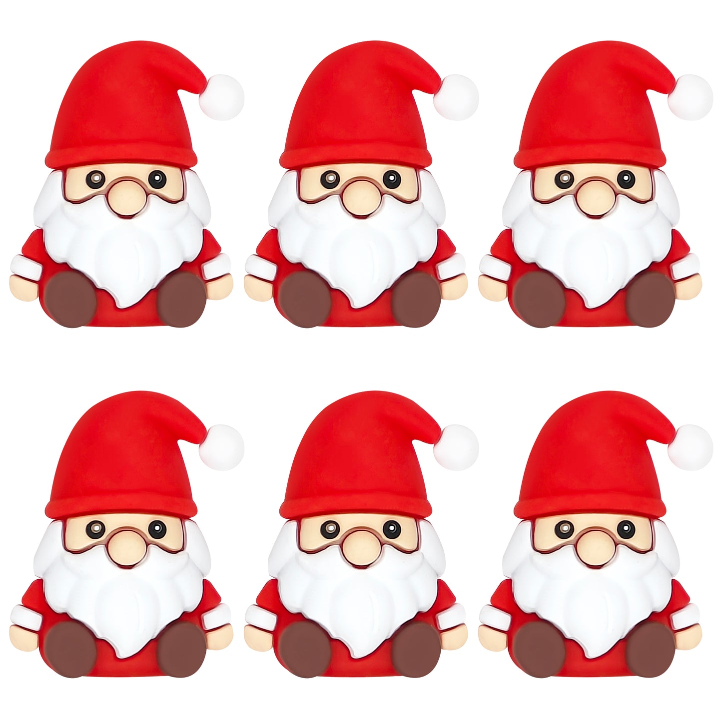 3D Santa Claus Sitting Focal