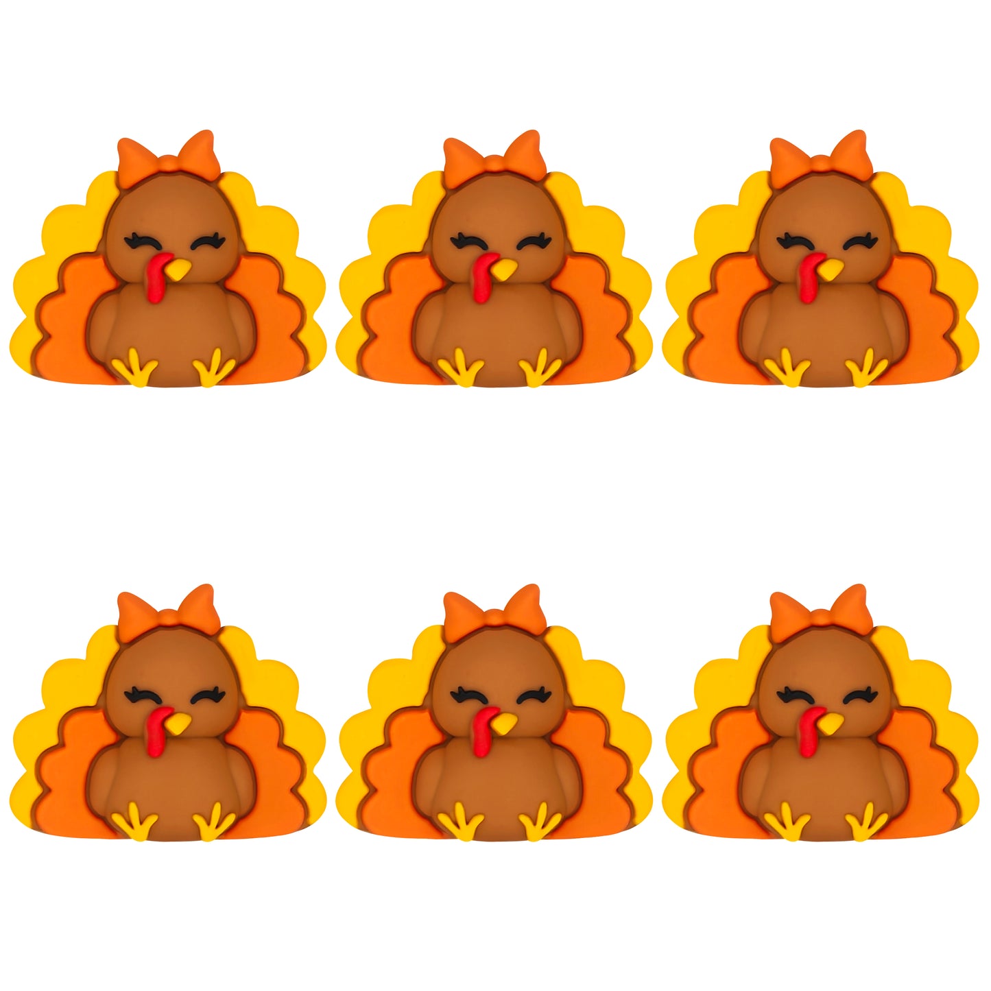 3D Sitting Turkey Focal