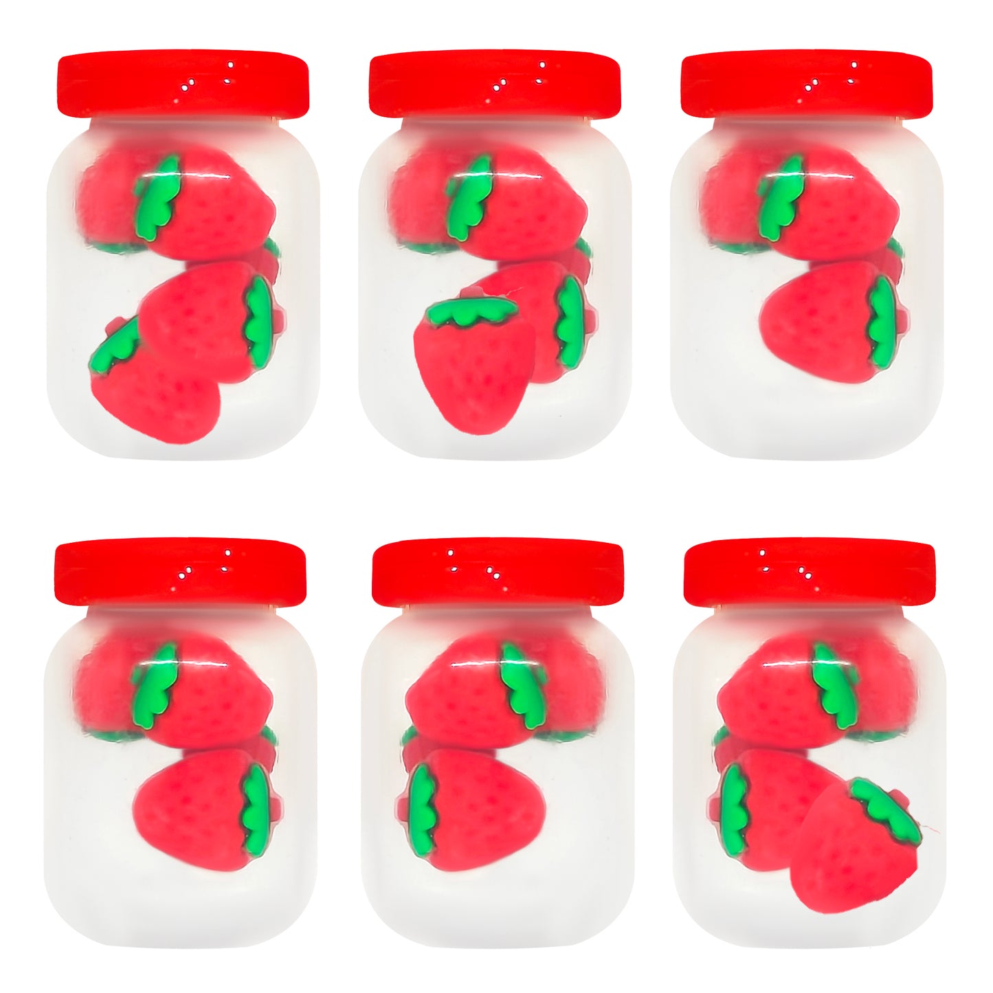 3D Strawberry Jar Focal