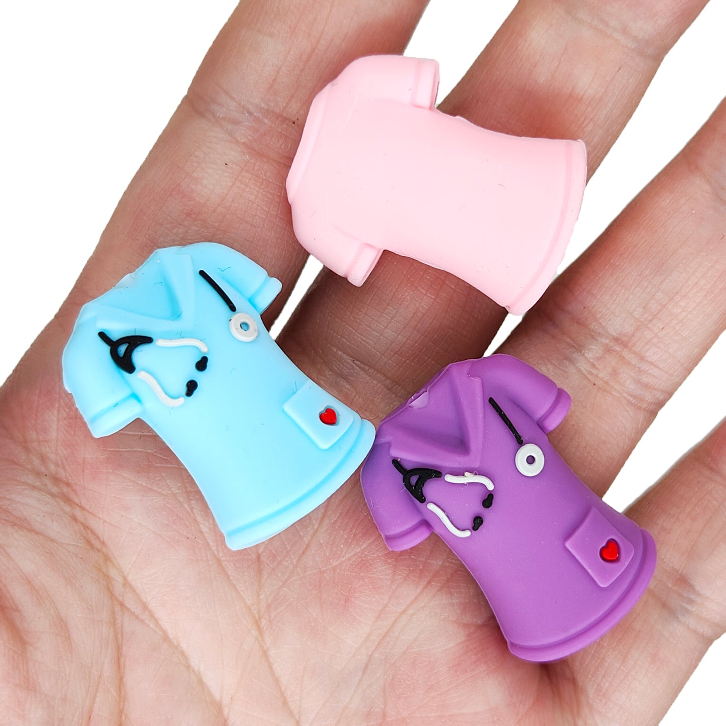 3D Nurse Scrub Top Focal