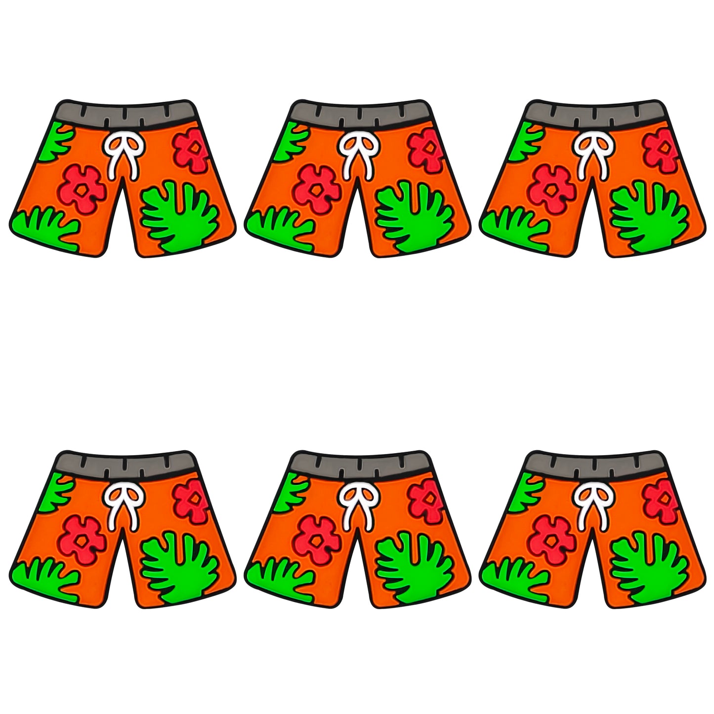 Tropical Floral Hawaiian Shirt/Shorts Focal