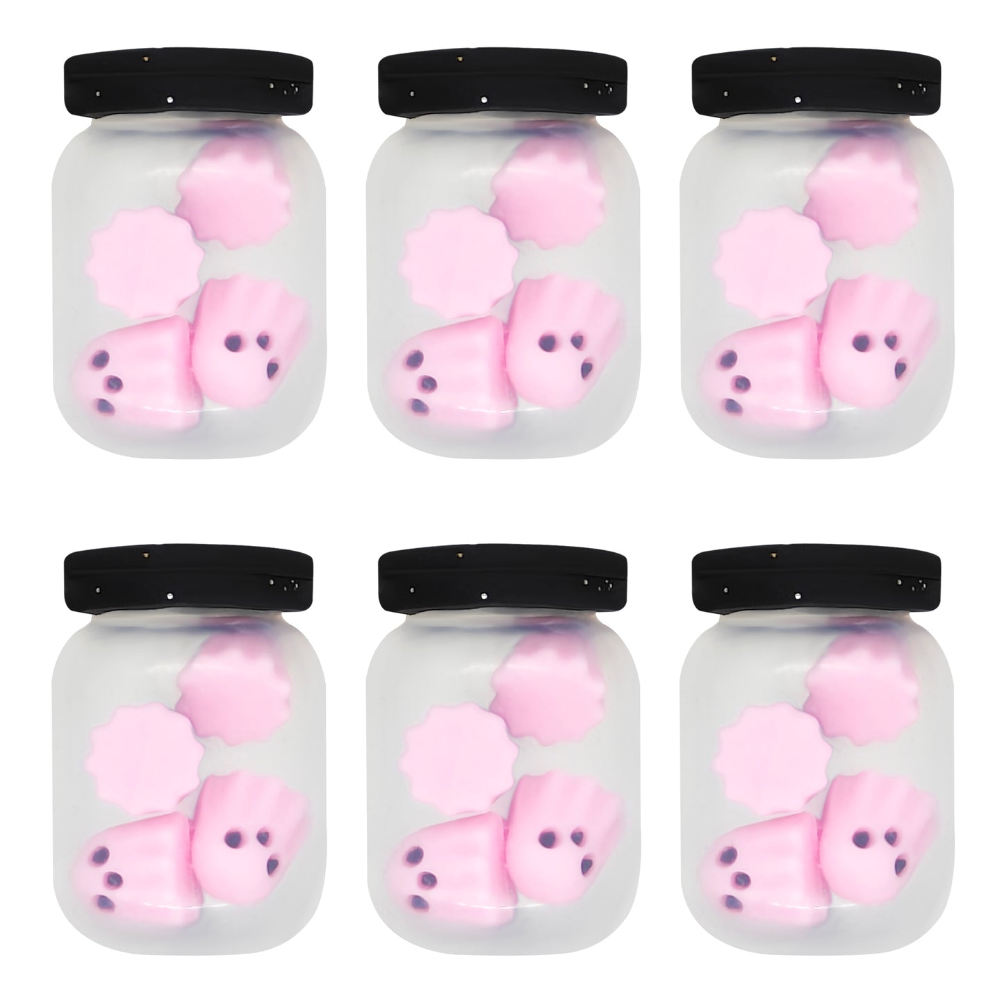 3D Ghost in Jar Halloween Focal