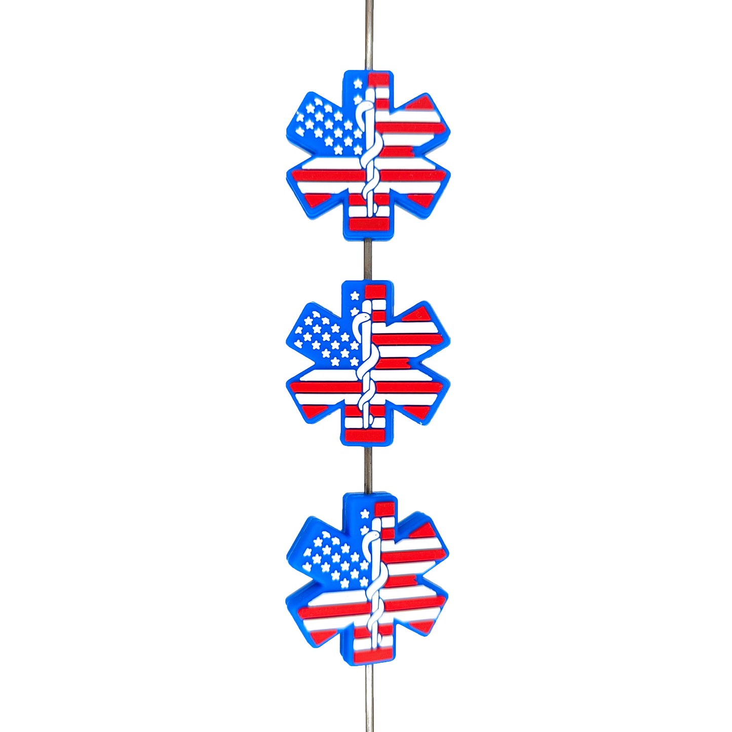 Patriotic Star Of Life Medical Focal