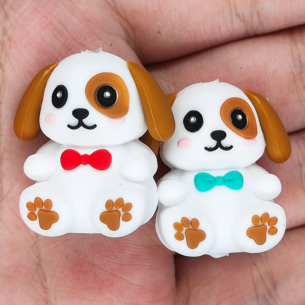 3D Dog Bow Tie Focal