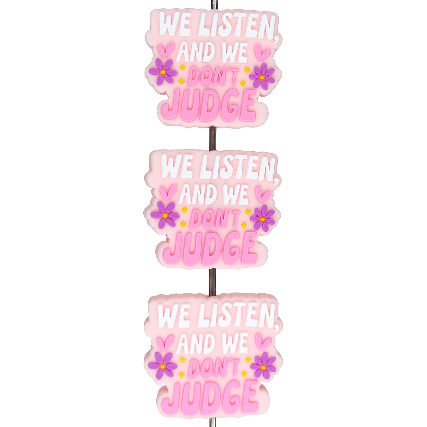 We Listen And We Don't Judge Focal