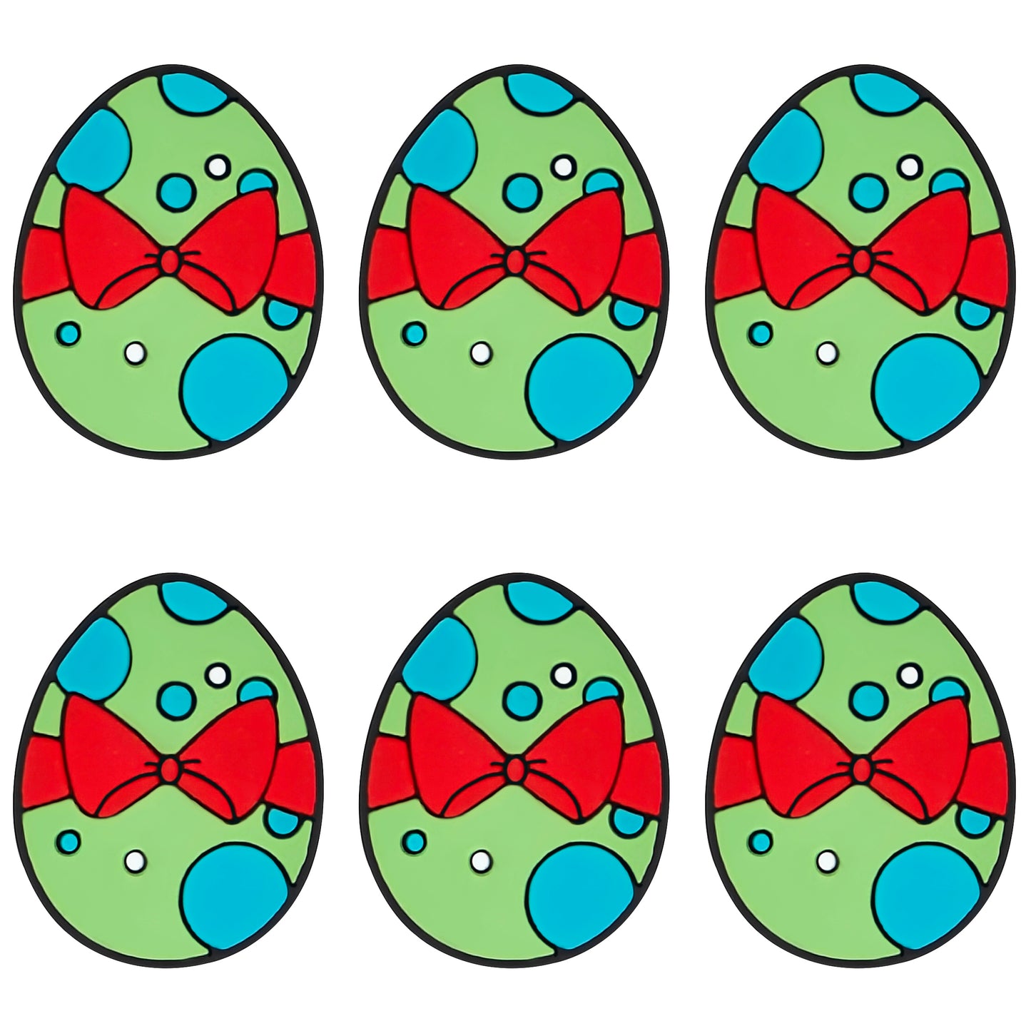 Easter Egg With Bow Focal