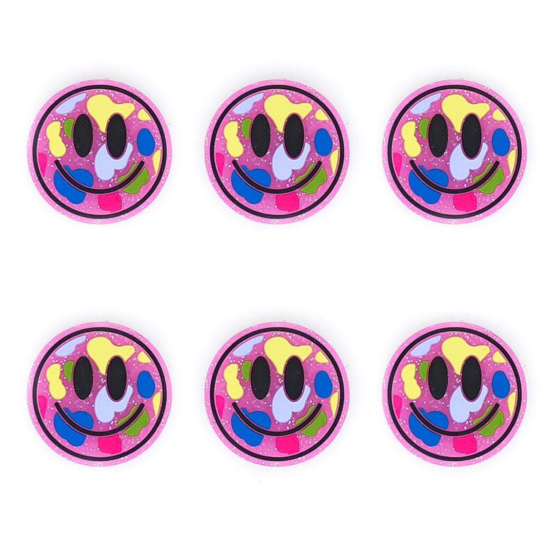 Colorful Cow Smiley Focal