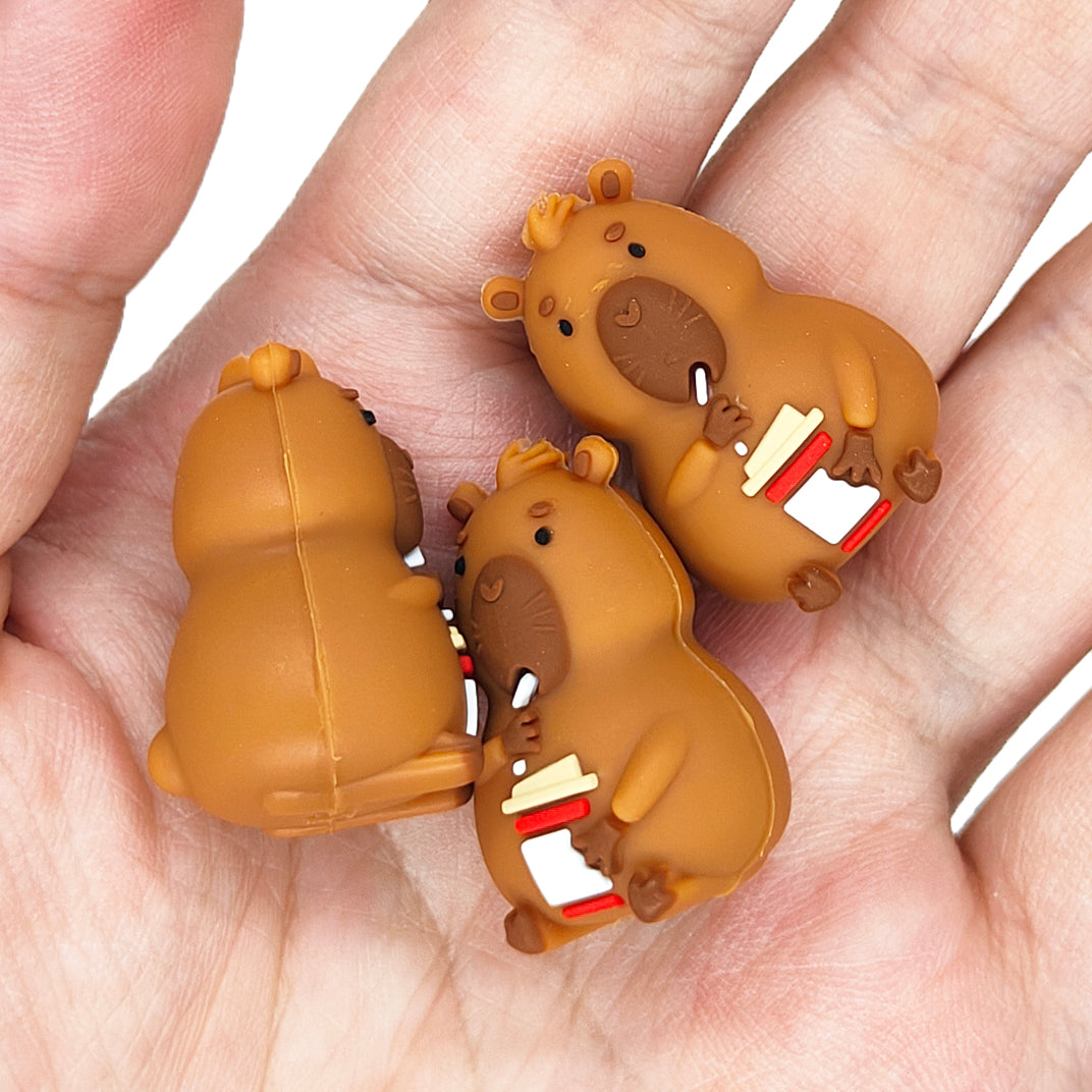 3D Capybara Coffee Focal