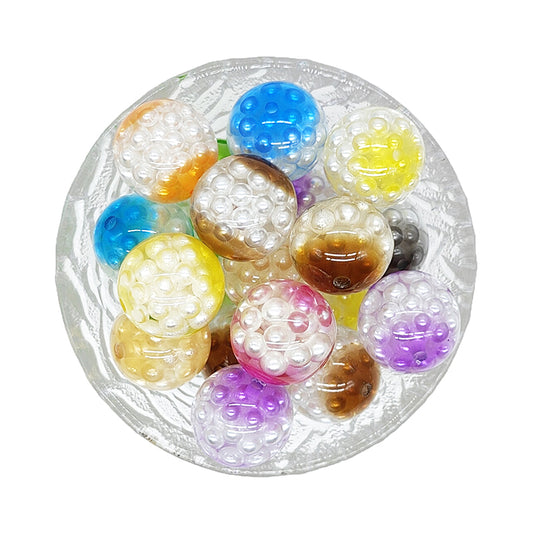 20mm Chunky Pearl Acrylic Bubblegum Beads