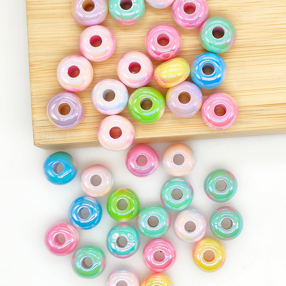 14x9mm UV Heart Star Abacus Spacer Beads,Rondelle Beads,Acrylic Beads