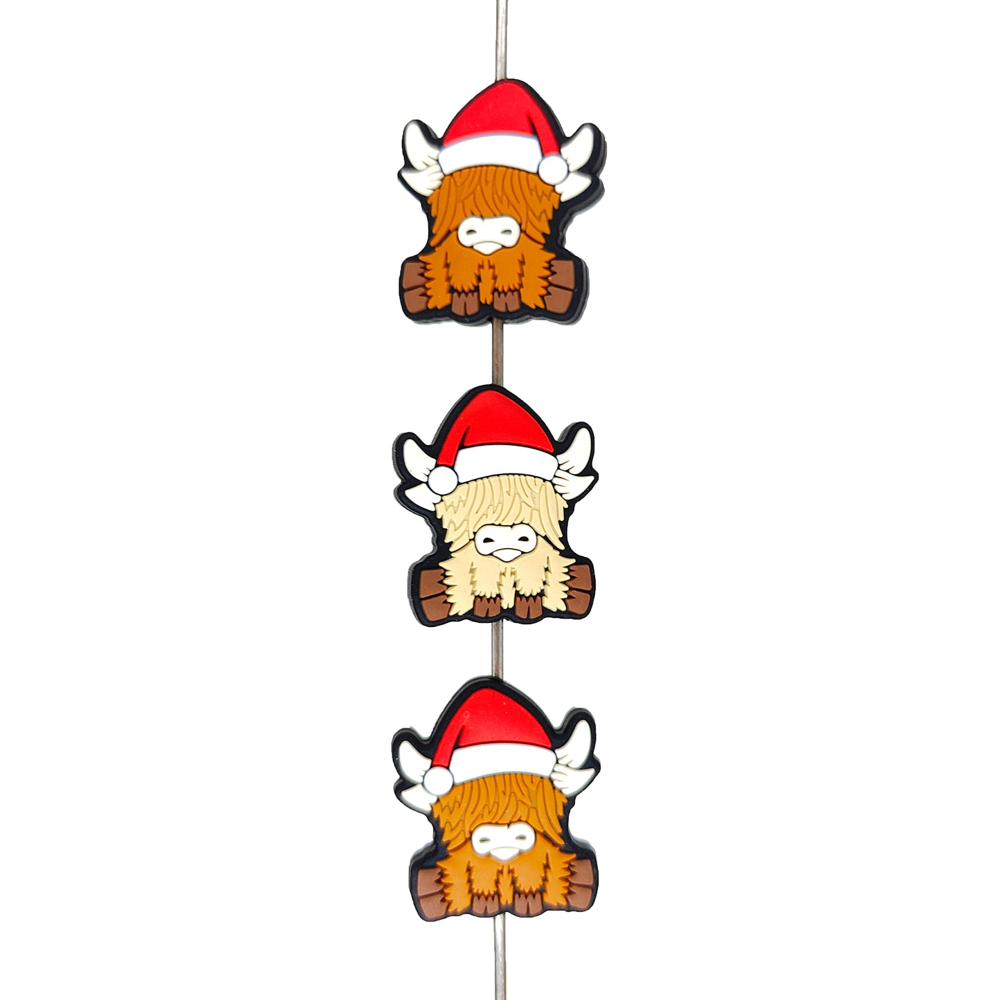 Christmas Highland Cow Focal