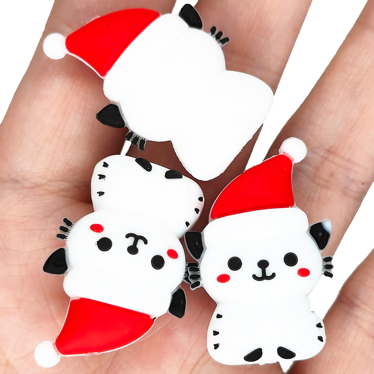 3D Santa Hat Cat Focal