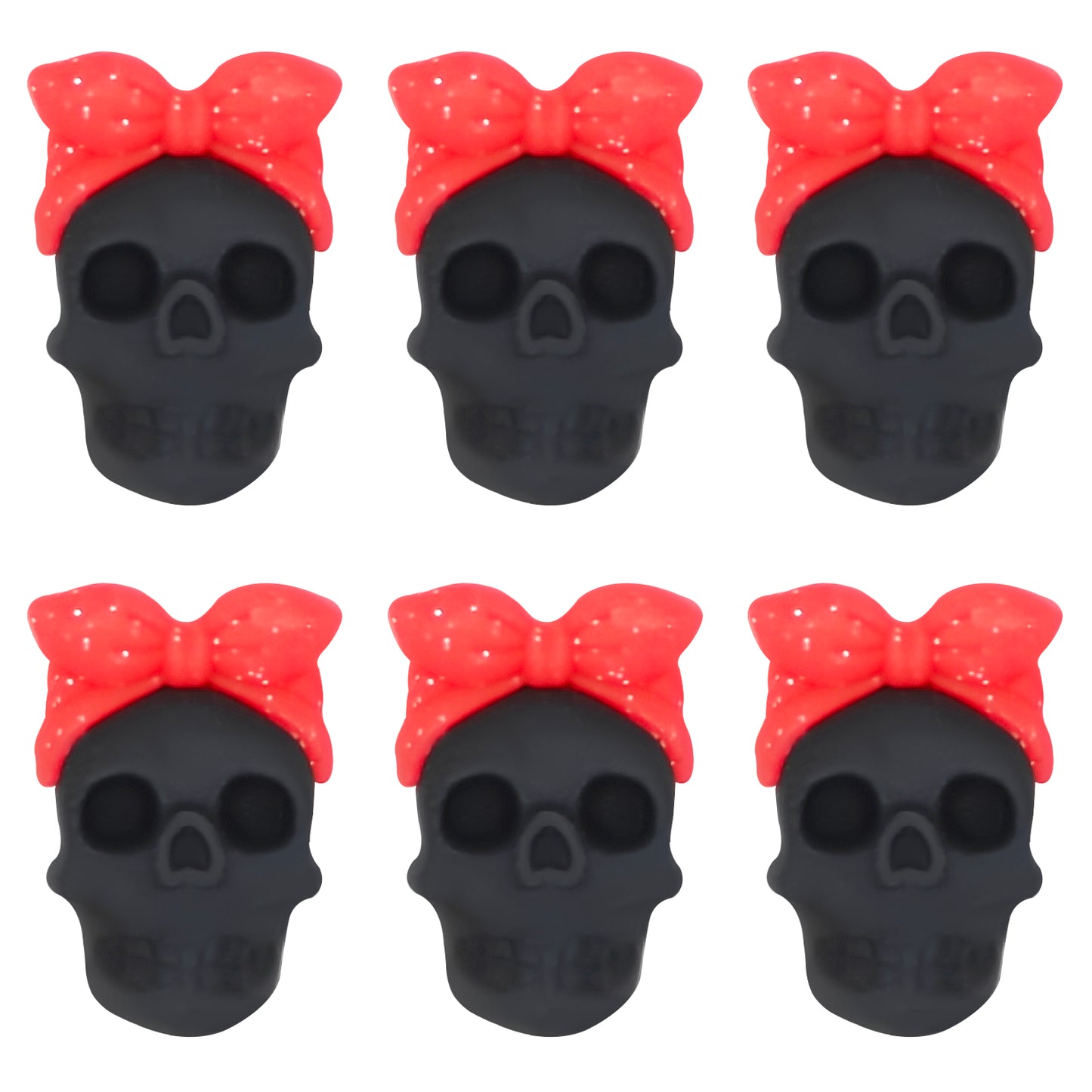 3D Bow Skull Head Focal