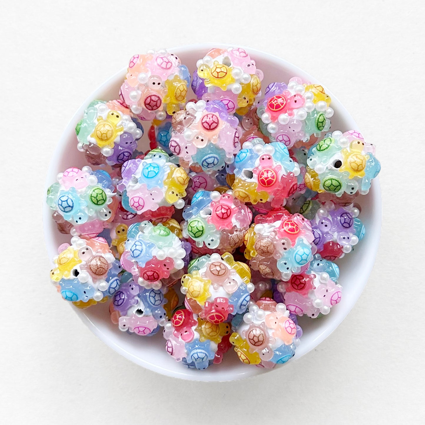 Acrylic Turtle Clay Polymer Clay Beads