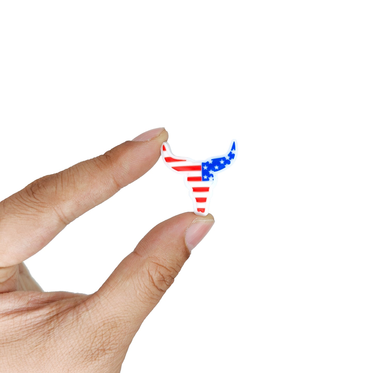 MrBite USA Flag Cow Head Focal