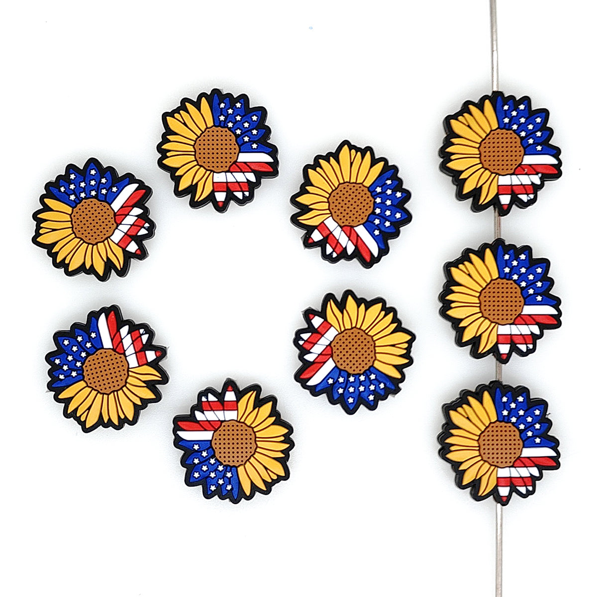 Patriotic Sunflower Focal