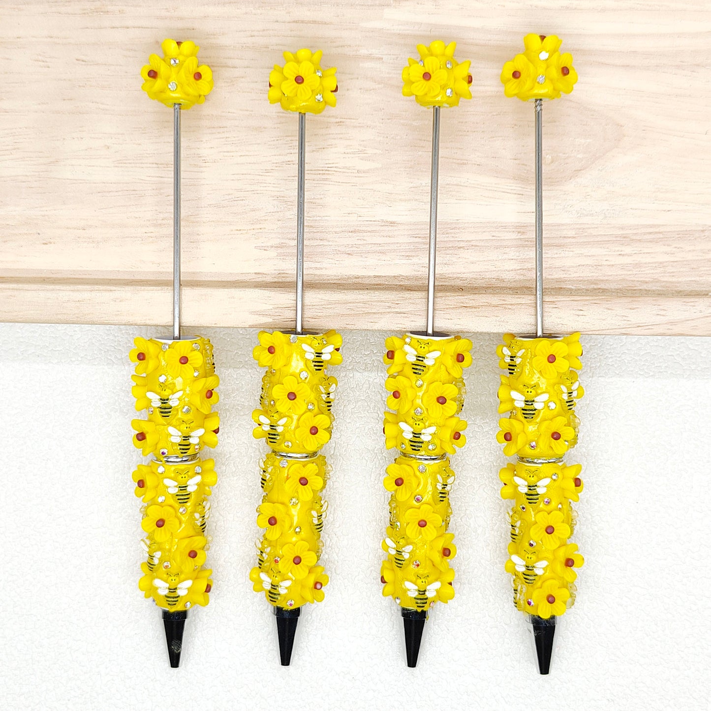 Bee Floral Beadable Pen Blank,DIY Pen Beaded Jewelry