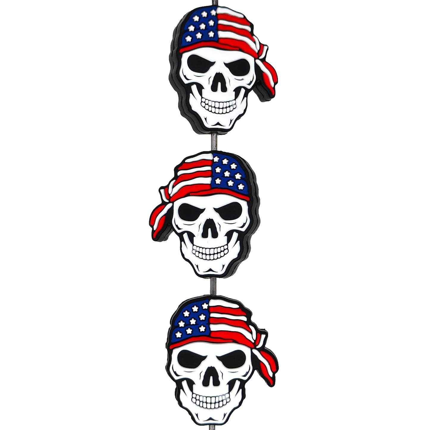 Patriotic Skull Focal