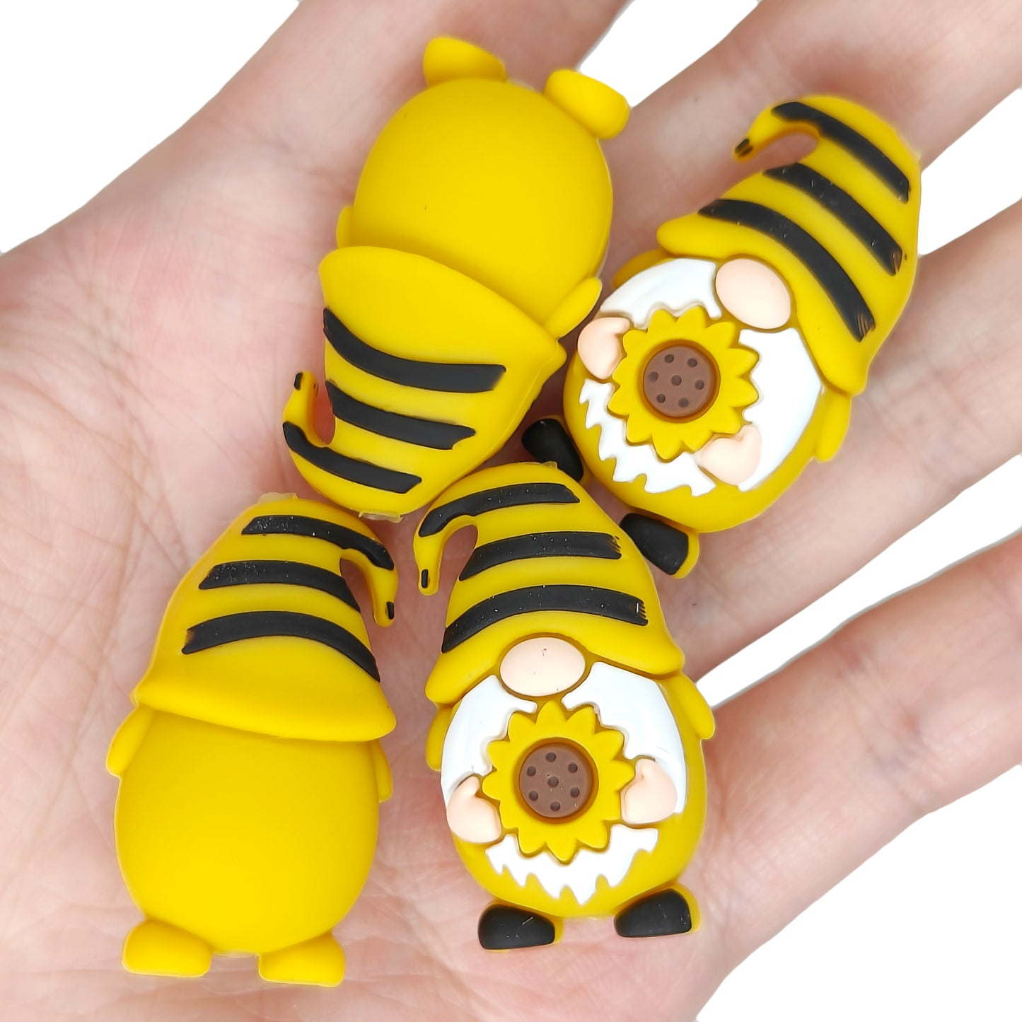 3D Bee Sunflower Gnome Focal