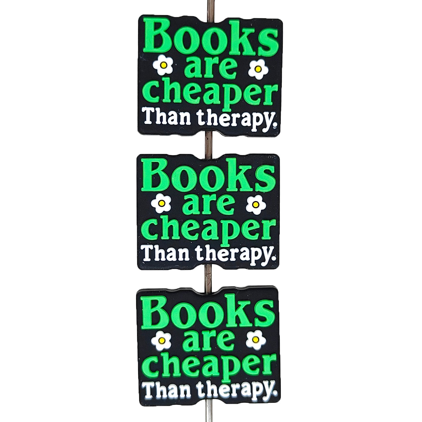 Books Are Cheaper Than Therapy Focal