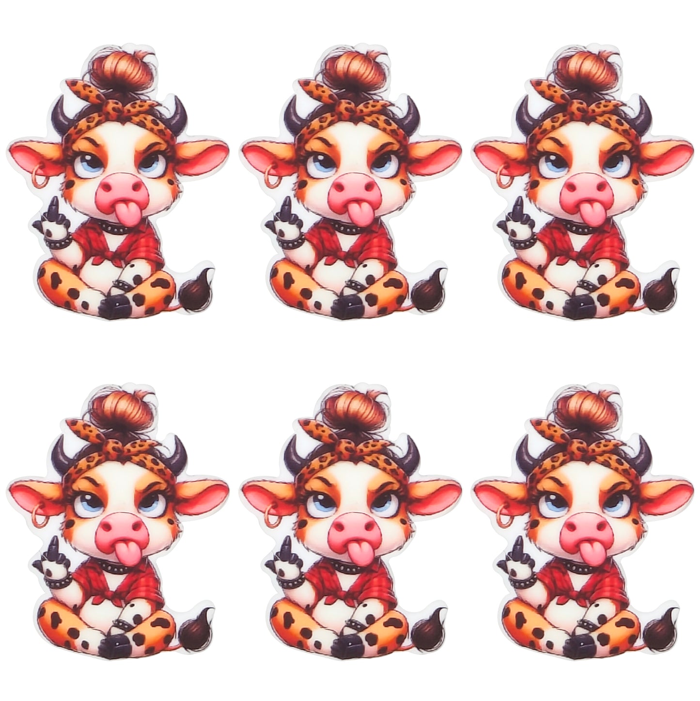 Cow Girl Print Focal