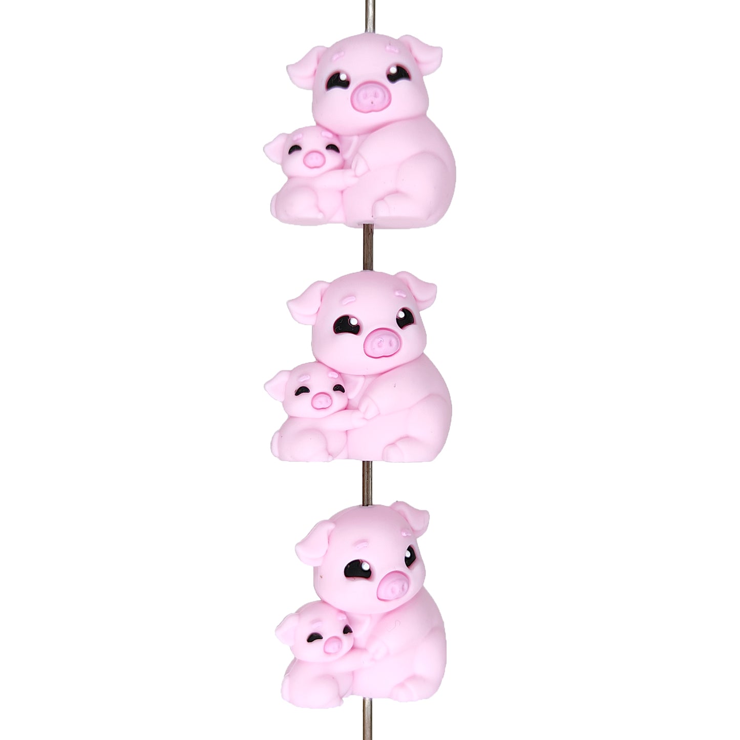 3D Pig Hugging Focal